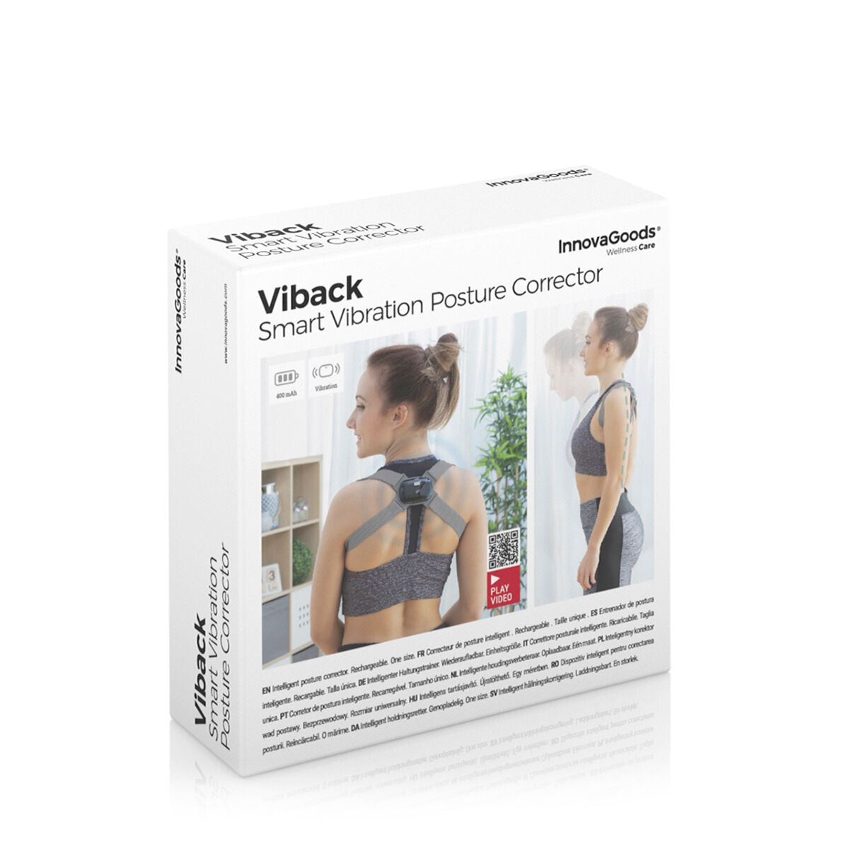 Corrector de Postura Terravum — Espalda recta con vibración inteligente